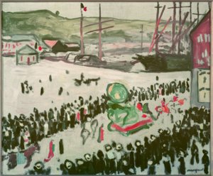 Karneval na pláži od Albert Marquet