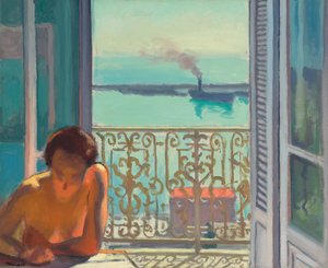 Podsvícení, Alžír od Albert Marquet