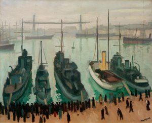 Starý přístav v Marseille od Albert Marquet