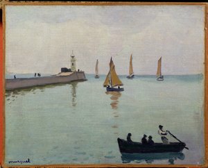 Vstup do přístavu (olej na plátně) od Albert Marquet