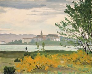 Hondarribia, pohled na Hendaye, Le Promeneur od Albert Marquet