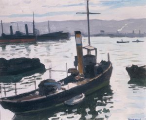 Přístav Alžír od Albert Marquet