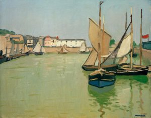 Přístav Honfleur od Albert Marquet