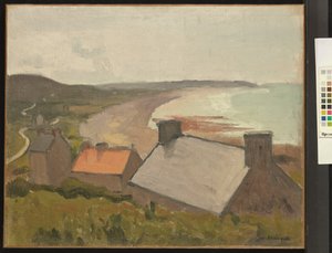 Tři střechy, La Percaillerie od Albert Marquet