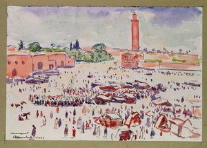 Marrákeši od Albert Marquet