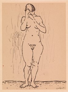 Nahá žena stojící od Albert Marquet