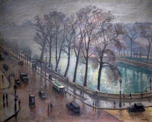 Paříž, Quai Conti na podzim, 20. století (olej na plátně) od Albert Marquet