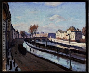 Paříž, Quai des Grands-Augustins od Albert Marquet