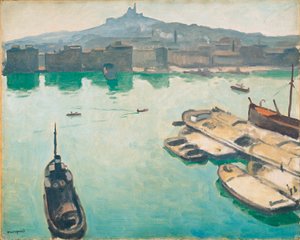 Přístav Marseilles od Albert Marquet