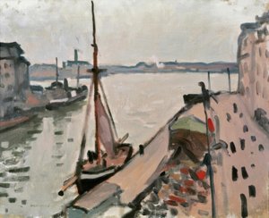 Nábřeží s rybářskými čluny od Albert Marquet