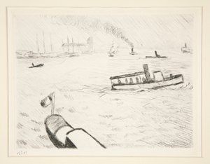 Tah v Hamburku od Albert Marquet