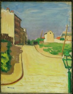 Ulice se zelenou lucernou od Albert Marquet