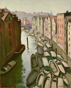 Doky v Hamburku od Albert Marquet