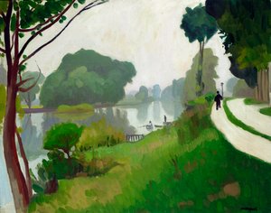 Marna ve Varenne-Saint-Hilaire od Albert Marquet