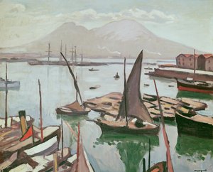Neapolský přístav od Albert Marquet