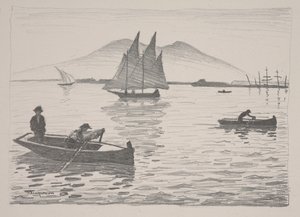 Neapolský přístav od Albert Marquet