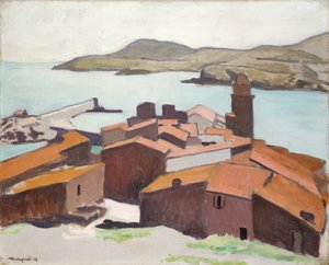 Pohled na Collioure od Albert Marquet