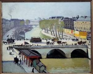 Pohled na Pont Saint Michel v Paříži od Albert Marquet
