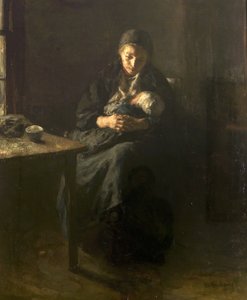 Mateřská láska (smutek), kolem 1857