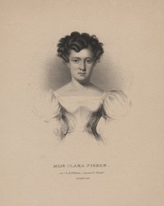 Slečna Clara Fisher, lito od C.G. Děti, 1830