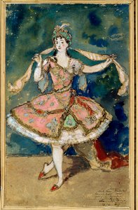 Přípravný kostým pro "Le Pavillon d