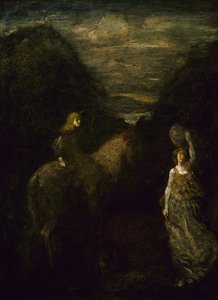 King Cophetua and the Beggar Maid, v roce 1906 nebo 1907. od Albert Pinkham Ryder