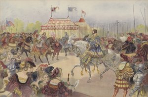 Rozhovor z tábora Gold Cloth od Albert Robida