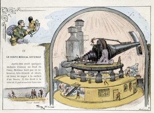 Futuristický kánon – v „“Válka ve dvacátém století““ od Robidy od Albert Robida