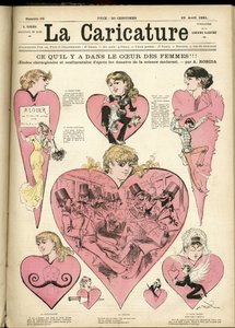 Ilustrace Albert Robida (1848-1926) pro obálku La Caricature (1880) od Albert Robida