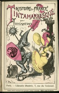 Ilustrace Albert Robida (1848-1926) v Histoire de France tintamarresque, ca. 1880 - Historie, tanec od Albert Robida