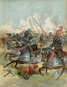 Šestá italská válka (1521-1526): Bitva u Pavie (Itálie), 24. února od Albert Robida