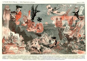 Nová Valpuržina noc: Germánský sabat na Brockenu od Albert Robida