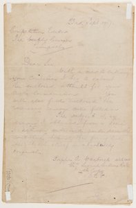Dopis redaktorovi soutěže, 23. září 1917 od Albert Warbrick