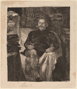 Franz Rose ve své studii od Albert Welti