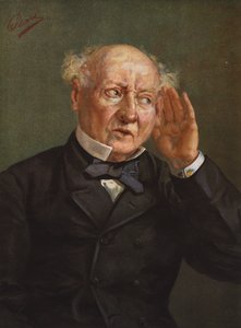 Sluch (barevná litografie) od Albert William Holden