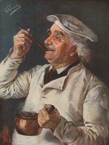Ochutnávka (barevná litografie) od Albert William Holden