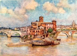 Ostrov Tibera - Isola Sacra od Alberto Pisa