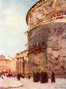 Pantheon, pohled z boku