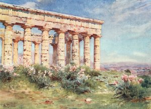 Chrám Segesta od Alberto Pisa