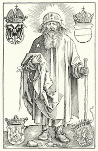 St Coloman (rytina) od Albrecht (after) Durer or Duerer