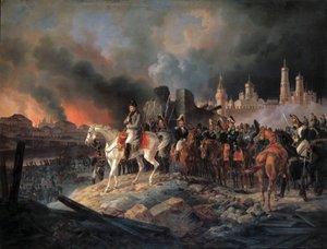 Napoleon Bonaparte v Moskvě, 1840.