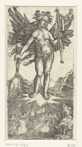 Alegorická ženská postava s křídly od Albrecht Altdorfer