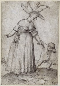 Altdorfer, Albrecht - Venuše a Amor od Albrecht Altdorfer