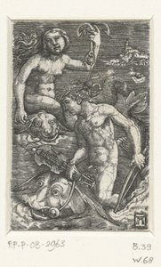 Arion a Nereid od Albrecht Altdorfer