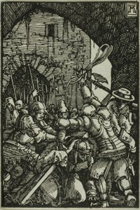 Nesení kříže, z Pádu a vykoupení člověka od Albrecht Altdorfer