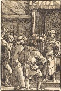 Kristus před Kaifášem od Albrecht Altdorfer