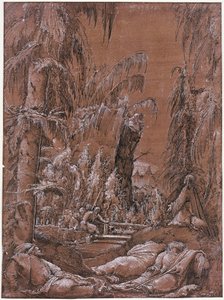 Kristus na Olivové hoře od Albrecht Altdorfer