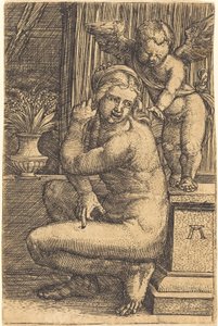 Přikrčená Venuše od Albrecht Altdorfer
