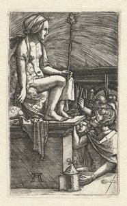 Pomsta čaroděje Virgilia od Albrecht Altdorfer