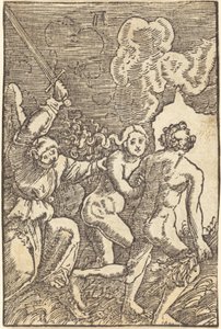Vyhnání z ráje od Albrecht Altdorfer